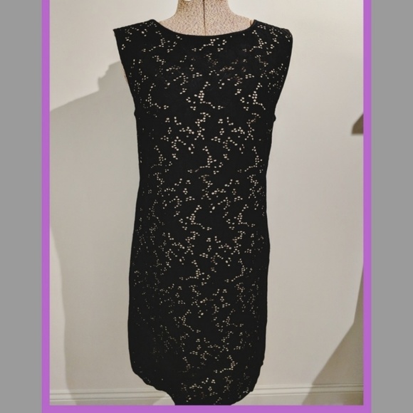 LOFT Dresses & Skirts - Ann Taylor LOFT black eyelet dress